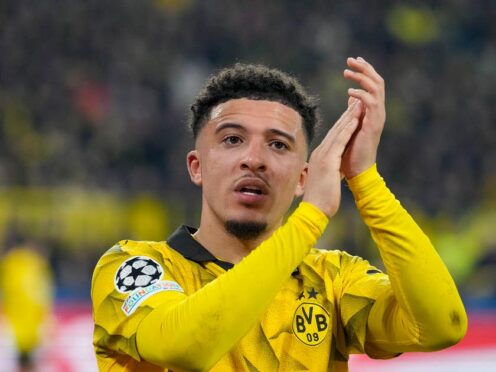 Jadon Sancho, currently on loan at Borussia Dortmund, could rekindle his Man Utd career if Jason Wilcox arrives as director of football (Martin Meissner/AP).