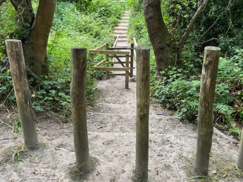 Physical barriers are preventing many people from using England’s paths, research has found (The Ramblers/PA)