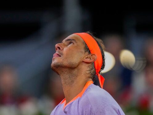 Rafael Nadal was beaten in Madrid (Manu Fernandez/AP)