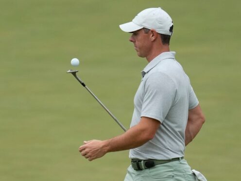 Mixed emotions for Rory McIlroy after opening 71 at Masters (Ashley Landis/AP)