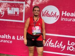 Cel Smith, who is trans, non-binary and autistic, said running has become a ‘celebration of being myself’ as they prepare for their first TCS London Marathon on April 21 (Handout/PA)