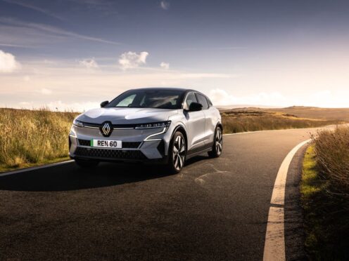 The Megane E-Tech range now starts from £33,995. (Credit: Renault Press UK)