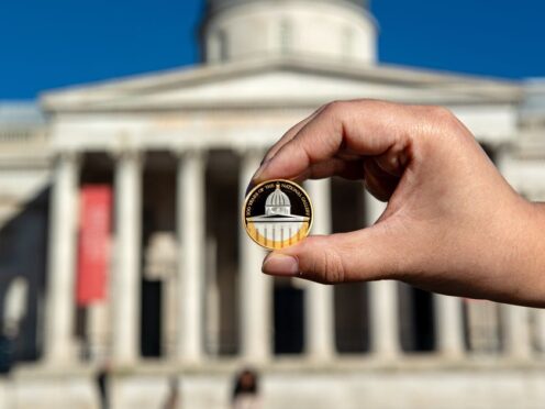 The £2 coin has been launched to mark the Gallery’s bicentenary celebrations (Royal Mint/PA)