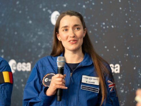 British astronaut Rosemary Coogan (P. Sebirot/ESA/PA)