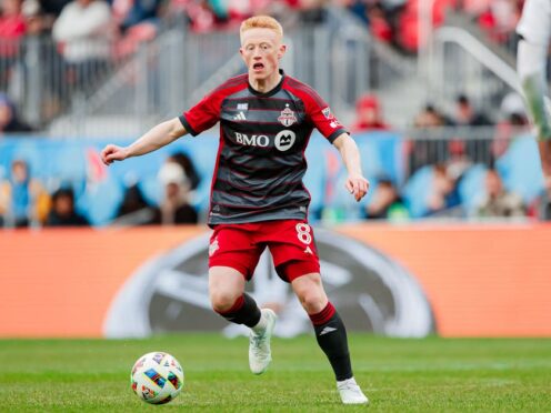 Matty Longstaff is enjoying a fresh start in Canada (Lucas Kschischang/Toronto FC/PA)