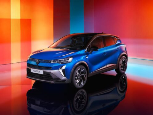 The new Captur features a bold front end design