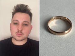 Jake Byatt was reunited with a ring which has been in his family for around 100 years (Jake Byatt/Mike Georgiou/PA)