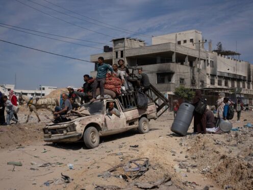 The wake of an Israeli air and ground offensive in Khan Younis (Fatima Shbair/AP)
