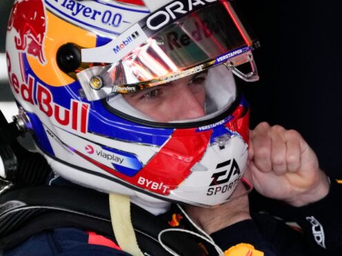 Red Bull driver Max Verstappen was quickest in third practice at the Japanese Grand Prix. (Hiro Komae/AP)