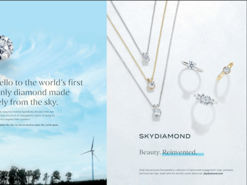 An ad for British diamond firm Skydiamond, with claims banned by the ASA (ASA/PA)