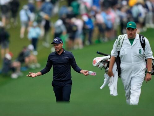 Danny Willett walks up the first hole during the first round at the Masters (Matt Slocum/AP)