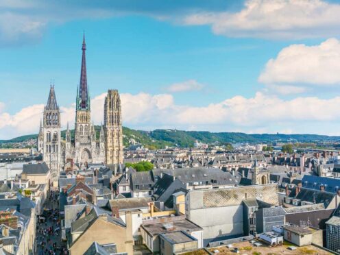Police in Rouen, Normandy, have killed a man suspected of setting fire to a synagogue (Alamy/PA)