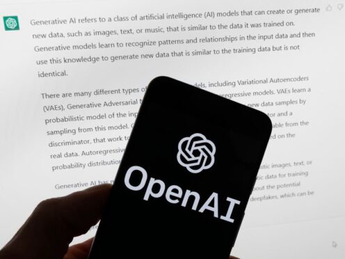 OpenAI said the voice belongs to ‘a different professional actress using her own natural speaking voice’ (Michael Dwyer/AP)