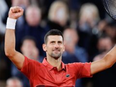 Novak Djokovic is through to the French Open third round (Jean-Francois Badias/AP)