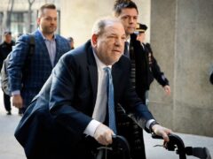 Harvey Weinstein arriving at a Manhattan court in 2020 (John Minchillo/AP)