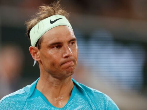 Rafael Nadal’s French Open domination looks to be over (Jean-Francois Badias/AP)