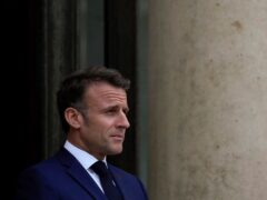 French President Emmanuel Macron is visiting New Caledonia (AP Photo/Thibault Camus)