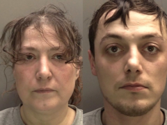 (RIGHT) Amanda Young, 49, and (LEFT) Lewis Young, 30, was given a two-year prison sentence after he pleaded guilty to being the owner (FILE/PA)