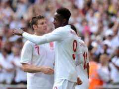 Former England duo Danny Welbeck, right, and James Milner are sticking with Brighton (Owen Humphreys/PA)