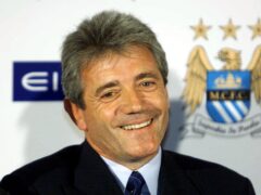 Kevin Keegan talks to the media at a press conference after becoming the new Manchester City manager (PA)