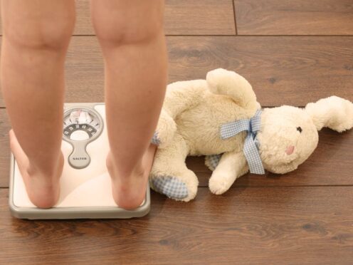Being very obese as a young child could cut life expectancy by about half, according to a study (Chris Radburn/PA)