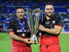 Mako Vunipola, left, and his brother Billy will leave Saracens at the end of this season (Adam Davy/PA)