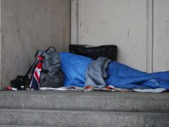 The Conservative Government had pledged to end rough sleeping by the end of this parliament (Yui Mok/PA)