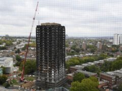 Grenfell Tower after the fire (Victoria Jones/PA)