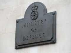 The Ministry of Defence has been the target of a data breach (Kirsty O’Connor/PA)