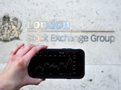 London’s stock market rally has shown no signs of slowing (Kirsty O’Connor/PA)