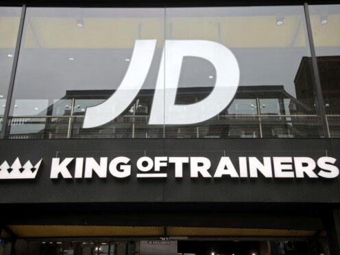 JD Sports hailed a strong performance for the past year despite a fall in profits (Yui Mok/PA)