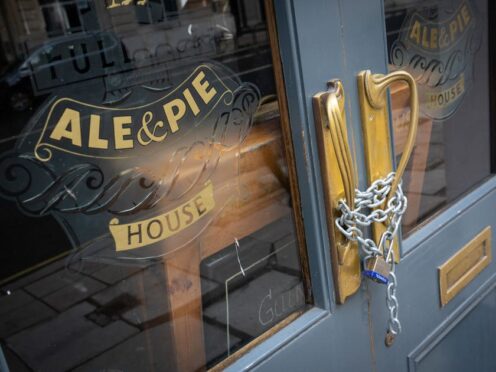 The rate of hospitality business closures slowed down over the first months of 2024 as businesses saw some rampant cost inflation ease back (Dominic Lipinski/PA)