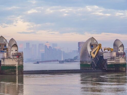 The Thames Barrier which protects London from flooding (Ian West/PA)