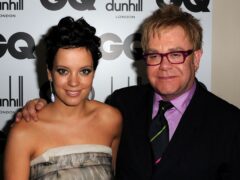 Lily Allen used to be managed by a company owned by Sir Elton John (Zak Hussein/PA)