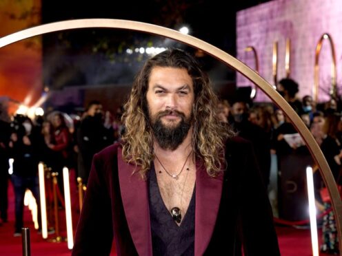 Jason Momoa confirms blossoming relationship with actress Adria Arjona (Ian West/PA)
