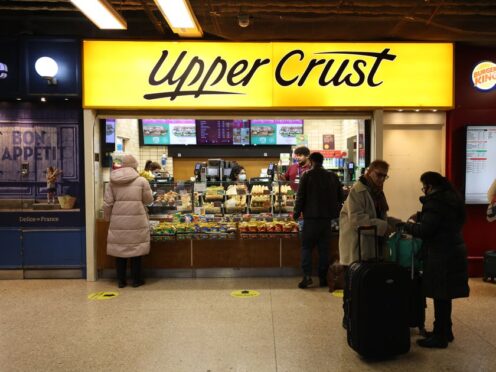 Upper Crust owner SSP has said it is set for a ‘summer of strong demand’ thanks to sporting events in Europe (James Manning/PA)