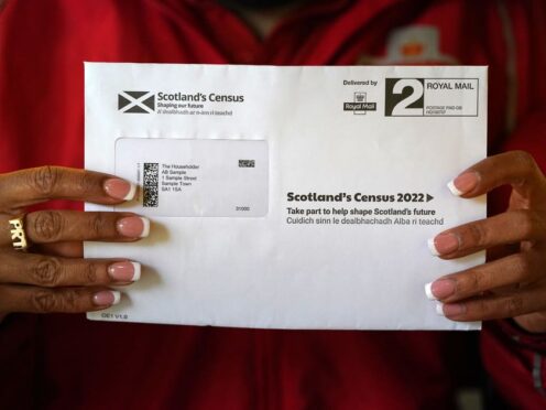 The census was carried out in 2022 (Andrew Milligan/PA)