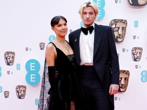 Millie Bobby Brown and Jake Bongiovi (Ian West/PA)