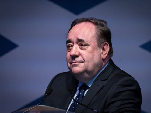 Alex Salmond gave evidence about the A9 dualling project (Jane Barlow/PA)
