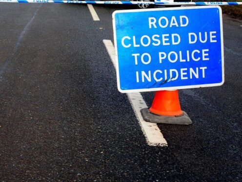 Two men were pronounced dead at the scene of the incident on the A87 in Invergarry (PA)