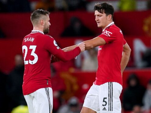 Luke Shaw (left) and Harry Maguire have joined up early with England (Nick Potts/PA)