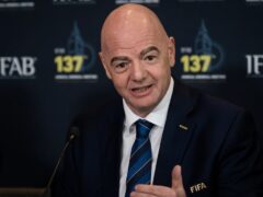 FIFA and its president Gianni Infantino, pictured, will present a new proposal for a united global stance on racism at Congress on Friday (Aaron Chown/PA)