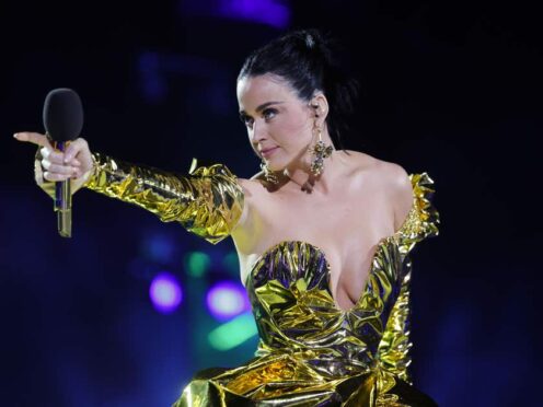 Katy Perry has urged people to ‘hold on to your common sense hat’ after a fake picture of her at the Met Gala went viral (Chris Jackson/PA)