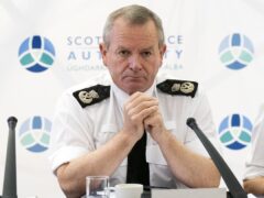 Sir Iain Livingstone was chief constable of Police Scotland from 2018 until 2023 (Jane Barlow/PA)