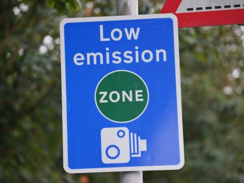 The Edinburgh low emission zone will be enforced from Saturday June 1 (Lucy North/PA).