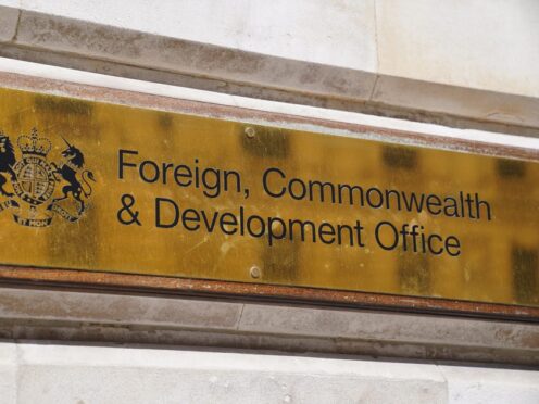 The Chinese Ambassador was summoned to the Foreign Office on Tuesday (Lucy North/PA
