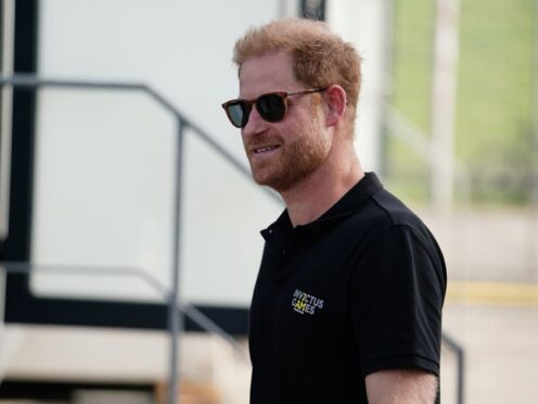 The Duke of Sussex will celebrate the 10th anniversary of the Invictus Games at a special service at St Paul’s Cathedral (Jordan Pettitt/PA)