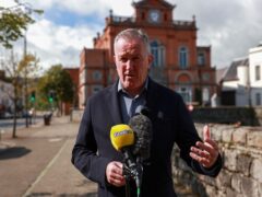 Conor Murphy said it was not an ‘easy decision’ for Sinn Fein to stand aside in four constituencies (Liam McBurney/PA)