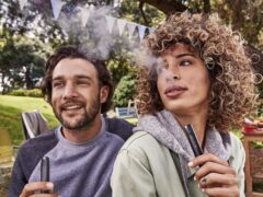 People using an Imperial Brands blu vape product (Imperial Brands/PA)
