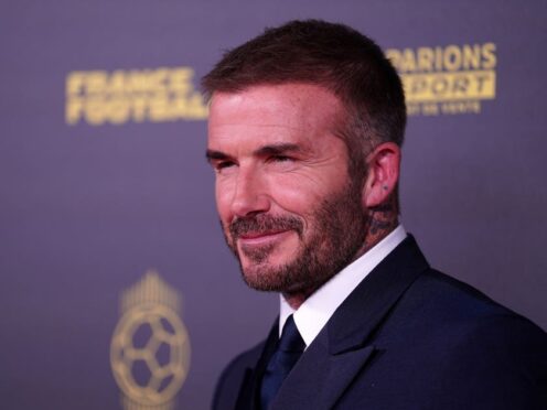 David Beckham says documentary director initially upset over ‘be honest’ moment (Adam Davy/PA)